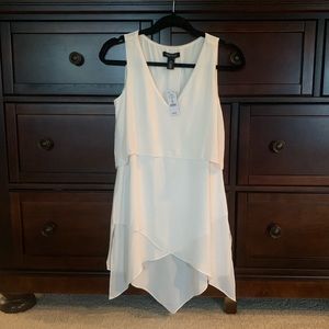 NWT White House Black Market cream tunic